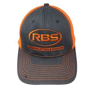 RBS Construction & Roofing Snapback Trucker Hat Multi One Size Mesh Back